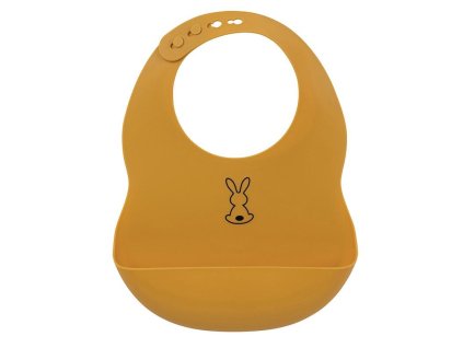 Dětský silikonový bryndák Nattou se zapínáním (Barva Světle modrá)