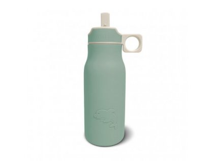 Dětská silikonová láhev NUUROO Lau (barva Woodrose)