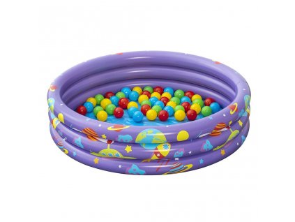 Dětský nafukovací bazén Bestway s míčky 102x25 cm Intergalactic
