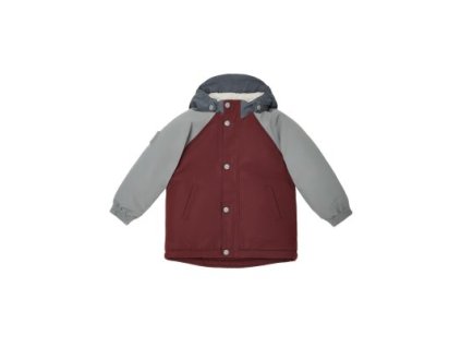 LEOKID Zimní bunda Color Block Redwood vel. 18 - 24 měsíců (vel. 86) (velikost Redwood vel. 18 - 24 měsíců (vel. 86))