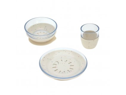 detske nadobi lassig dish set glass silicone nature