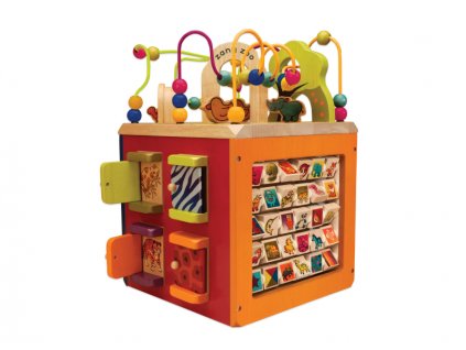 Dětská edukační hračka B-Toys Zany Zoo interaktivní krychle