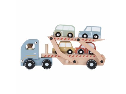Dětský náklaďák s autíčky Little Dutch dřevěný