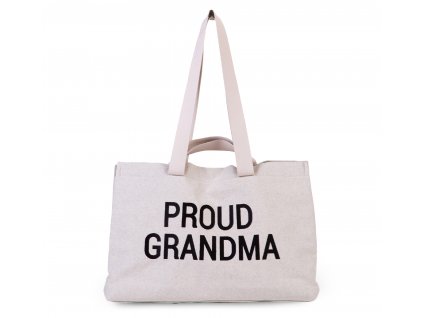 Přebalovací cestovní taška Childhome Grandma Canvas Off White