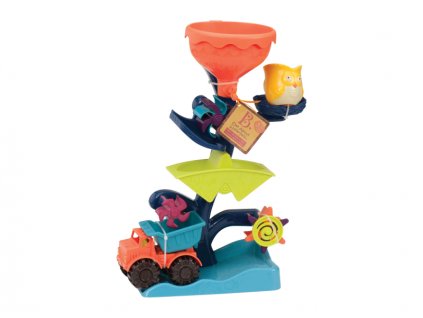 Dětská hračka B-Toys vodní mlýnek s náklaďákem