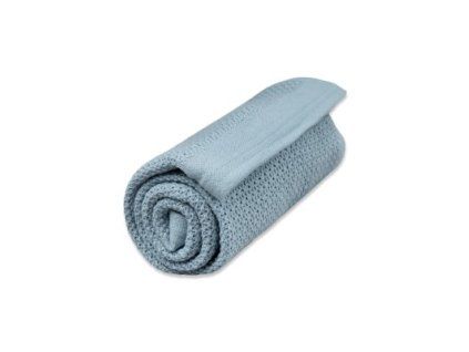 VINTER & BLOOM Deka Soft Grid Organic Dim Blue (barva Dim Blue)