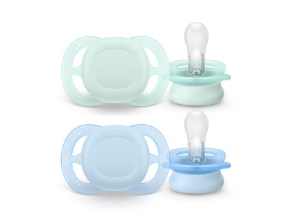 Dětské šidítko Philips AVENT Ultrastart neutral 0-2 m 2 ks