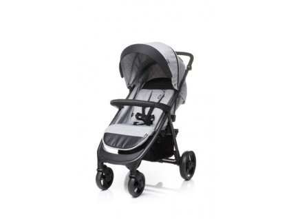sportovni detsky kocarek 4baby quick light grey