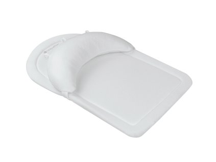 Dětská hrací deka pro hru na bříšku KikkaBoo z paměťové pěny (barva White)