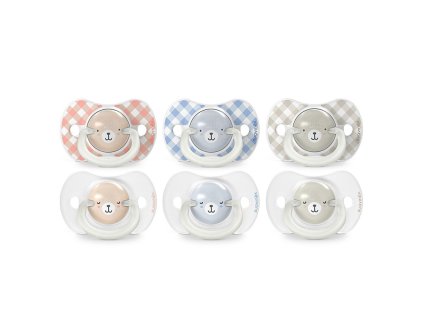 Dětské šidítko SUAVINEX WILD & FREE fyziologické silikon 0-6 m - 2 ks (barva WILD & FREE)