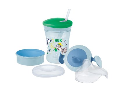 Dětský hrníček NUK LEARN TO DRINK SET (Barva Červená)