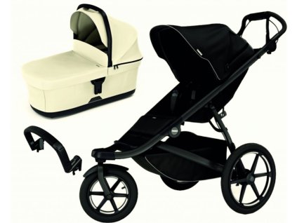set detsky kocarek thule urban glide 3 2025 2026 hluboka korba madlo black soft beige
