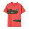 Dětské triko CARTER'S Red Alligator krátký rukáv kluk