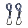 hacky k uchyceni tasky na kocarek lassig hooks cord black blue vanilla