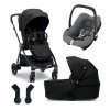 Dětský kočárek MAMAS & PAPAS Strada 2v1 + adaptéry + autosedačka Cabriofix Select Grey