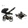 Dětský kombinovaný kočárek ADAMEX Quantum Special Edition (barva Black/Gold)