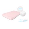 Dětské prostěradlo BABYMATEX Jersey nepromokavé 35 x 75 cm (barva růžová)
