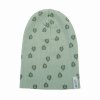 Dětská čepice LODGER Beanie Print Rib (barva Silt Green, velikost 0-6 měsíců)
