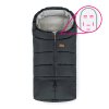 Dětský zimní fusak PETITE&MARS Jibot Horizontal nastavitelný 3 v 1 (barva Charcoal Grey)