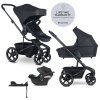Kombinovaný dětský kočárek EASYWALKER SET Harvey⁵ 4 v 1 LITE RWS + CYBEX Aton B2 i-Size+základna (barva Midnight Black)