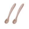 Dětské silikonové lžičky PETÚ PETÚ Maddie 2 ks (barva Caramel)