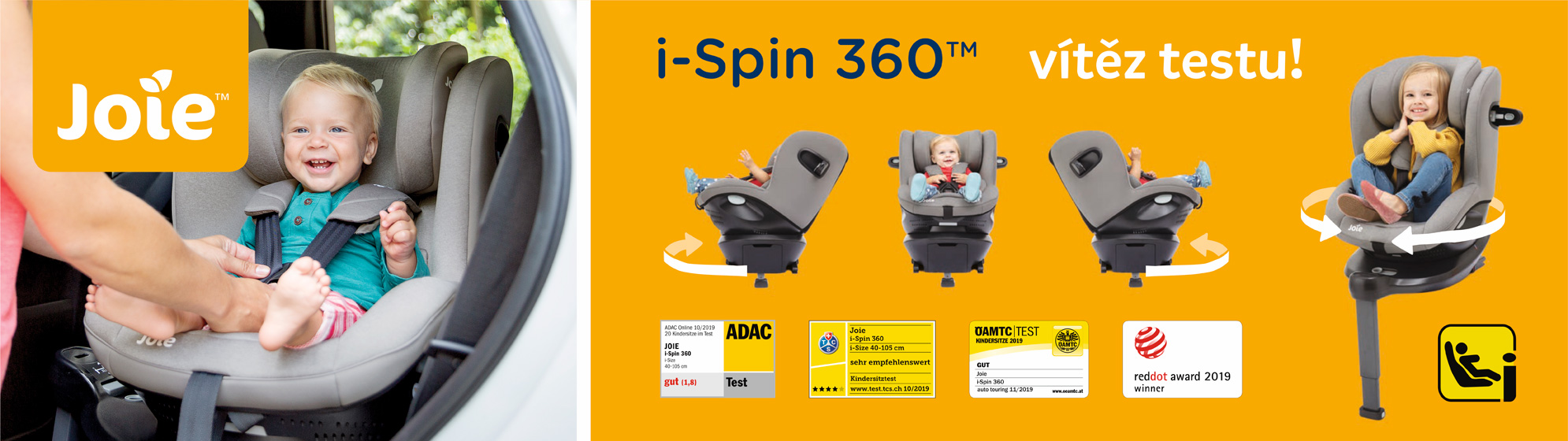 Joie autosedačka i-Spin 360
