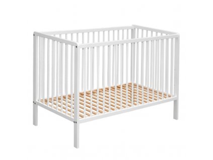 cosing wooden cot 60x120cm beech white