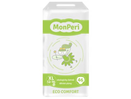 MonPeri dětské pleny ECO comfort XL