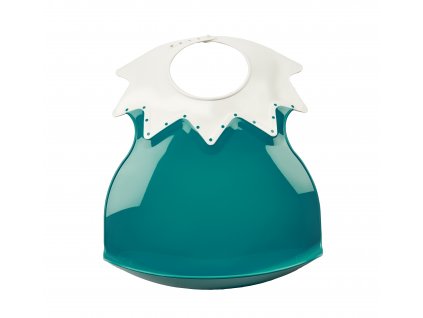 Plastový bryndák s límcem, Deep Peacock