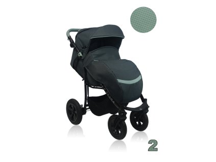 Prampol sportovní kočárek Zebra ECO 2019 - 1