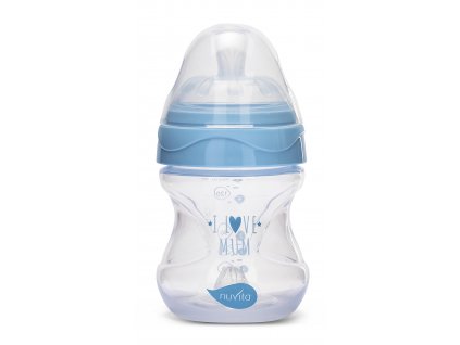 Lahvička Mimic 150ml, Transparent blue