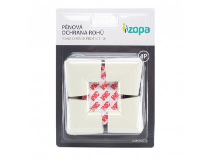 Pěnová ochrana rohů 4ks, off white