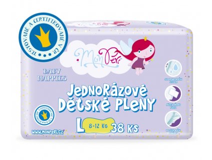 MonPeri dětské pleny Klasik L 8-12kg