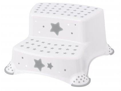KEEEPER Dvojstupínek k WC/umyvadlu "Stars", Kosmická bílá