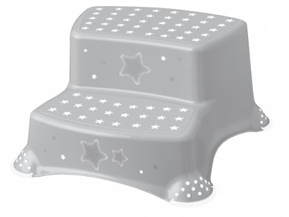 KEEEPER Dvojstupínek k WC/umyvadlu "Stars", Šedá