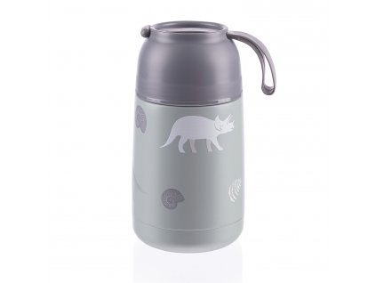 ZOPA Termoska na jídlo se silikonovým držákem 620 ml, Dino