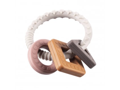 ZOPA Silikonové kousátko Shape, Multicolor