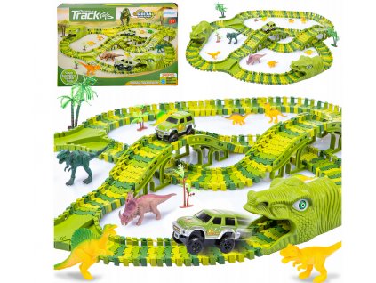 Kinderplay závodní dráha Dinosaur 240ks