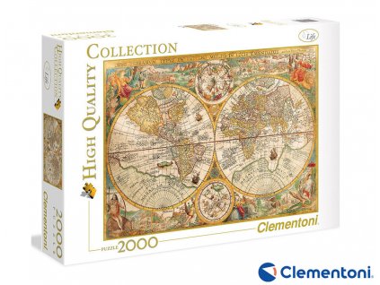 Clementoni - Puzzle 2000 Mapa Antic