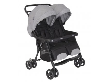Graco kočárek pro dvojčata Duorider™, steeple gray