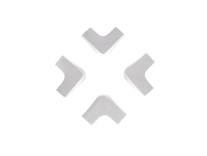 ZOPA Gumová ochrana rohů 4ks XL, White