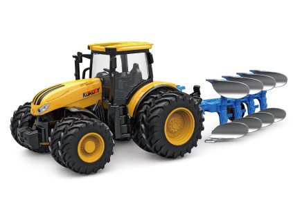 WIKY Traktor s příslušenstvím a efekty 37 cm