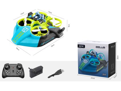 WIKY Dron Aelus 3v1 RC na dálkové ovládání 18x18x9 cm