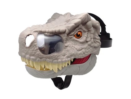 WIKY Maska na hlavu dinosaurus s efekty 28 cm