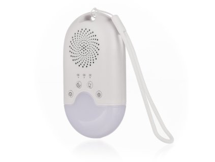 ZOPA Přenosný usínací modul s LED světlem, bílým šumem a zvuky, White