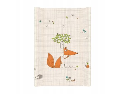 Ceba Baby přebalovací podložka měkká tvarovaná 70x50 cm, Liška