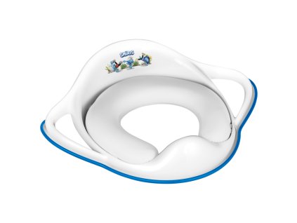 Maltex Dětské sedátko na WC měkké The Smurfs, bílá/modrá
