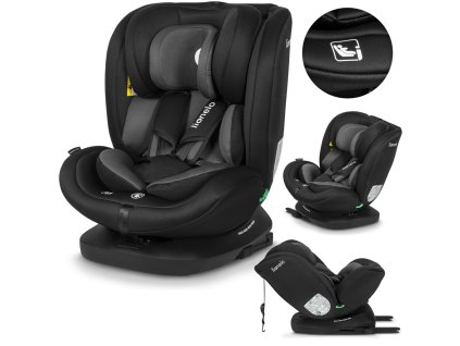 LIONELO Autosedačka Bastiaan i-Size (40-150 cm) Black Grey