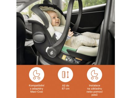 ZOPA Autosedačka XM Plus i-Size bundle, Ivory Beige