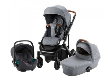 Britax Römer Set kočárek Smile III + hluboká korba, Nordic grey